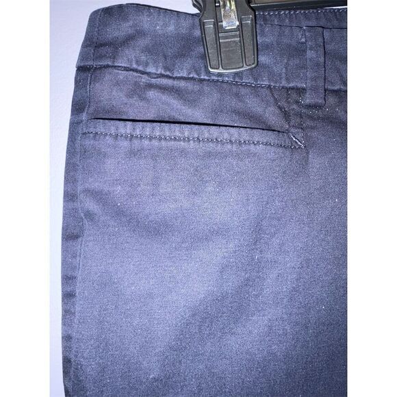 Talbots Women's Standard Size 12 Blue Cropped Skimmer Pants Casual Straight Leg - Picture 3 of 7